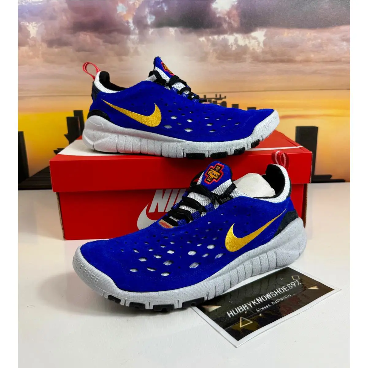 Nike shoes - Nike Free Run Trail - Free Run Trail - CW5814-401 - Blue 6