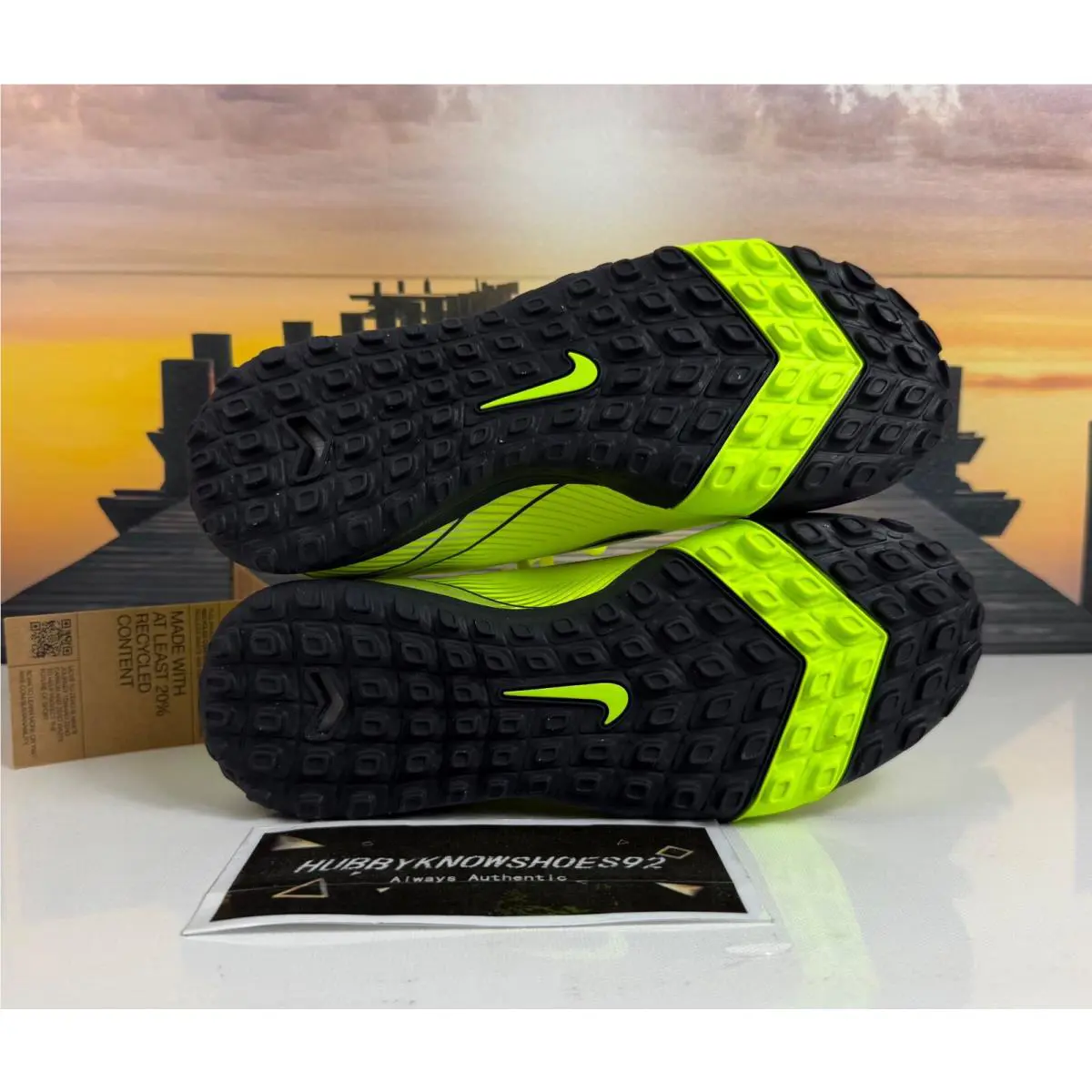 Nike shoes - Nike Jr Zoom Vapor 16 Academy TF - FQ8284-700 - Volt 4