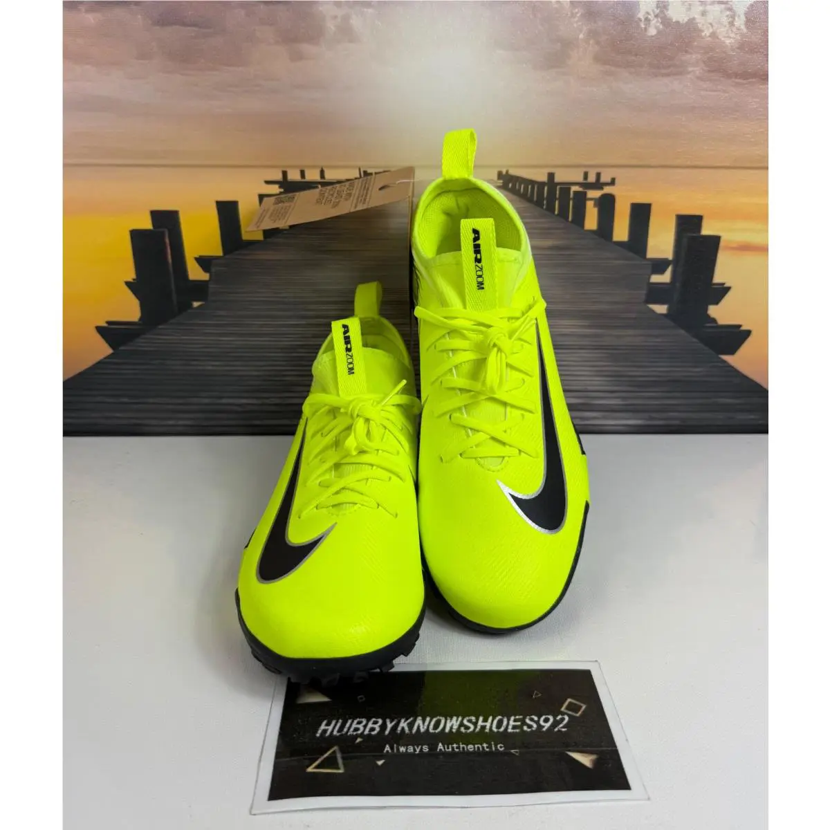Nike shoes - Nike Jr Zoom Vapor 16 Academy TF - FQ8284-700 - Volt 10