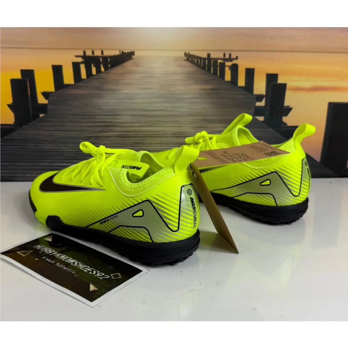Nike shoes - Nike Jr Zoom Vapor 16 Academy TF - FQ8284-700 - Volt 3