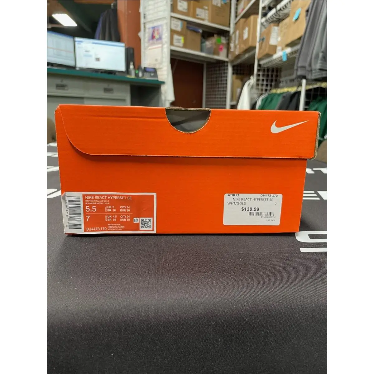 Nike shoes - Nike React HyperSet - React HyperSet - DJ4473170 - White 8