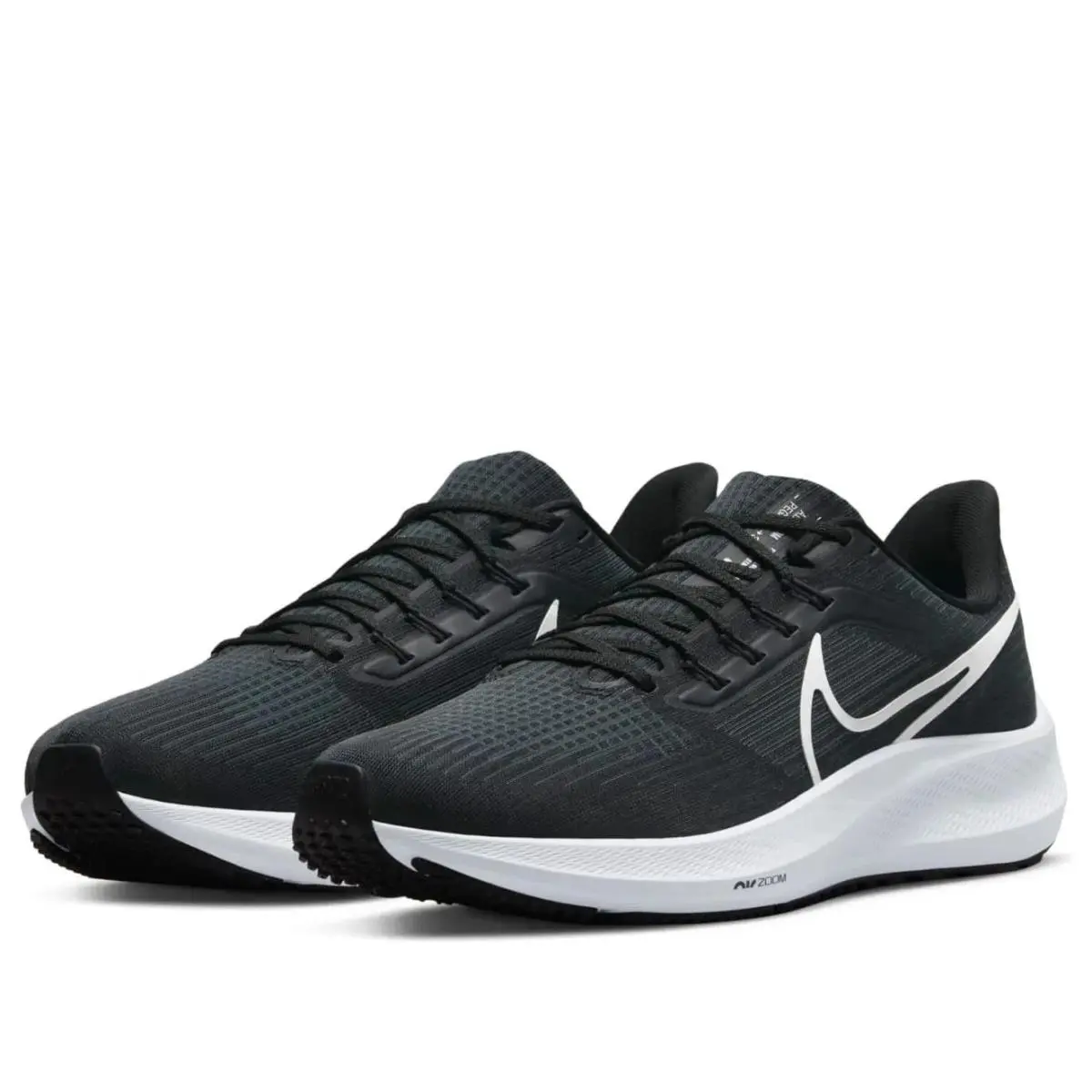 Nike Air Zoom Pegasus 39 DH4071-001 Men`s Black White Athletic Running Shoes