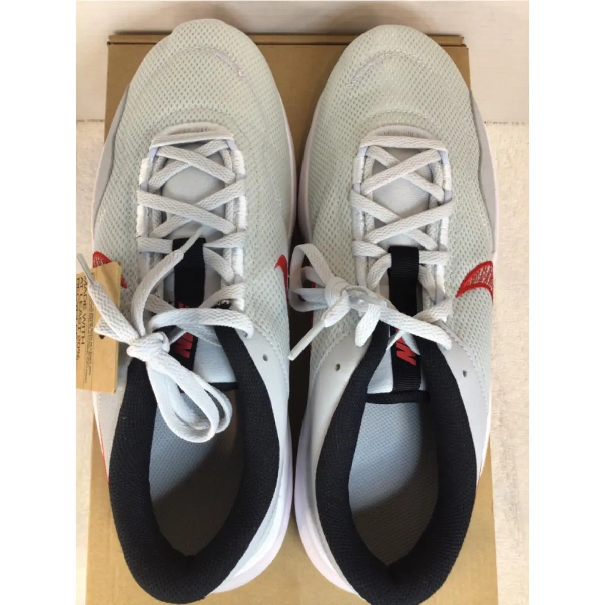 Nike shoes - Nike Legend Essential 3 - Legend Essential - DM1120-010 - Pure Platinum/University Red 9
