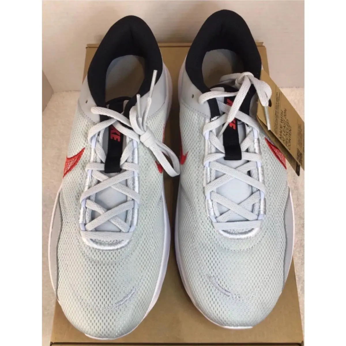 Nike shoes - Nike Legend Essential 3 - Legend Essential - DM1120-010 - Pure Platinum/University Red 11