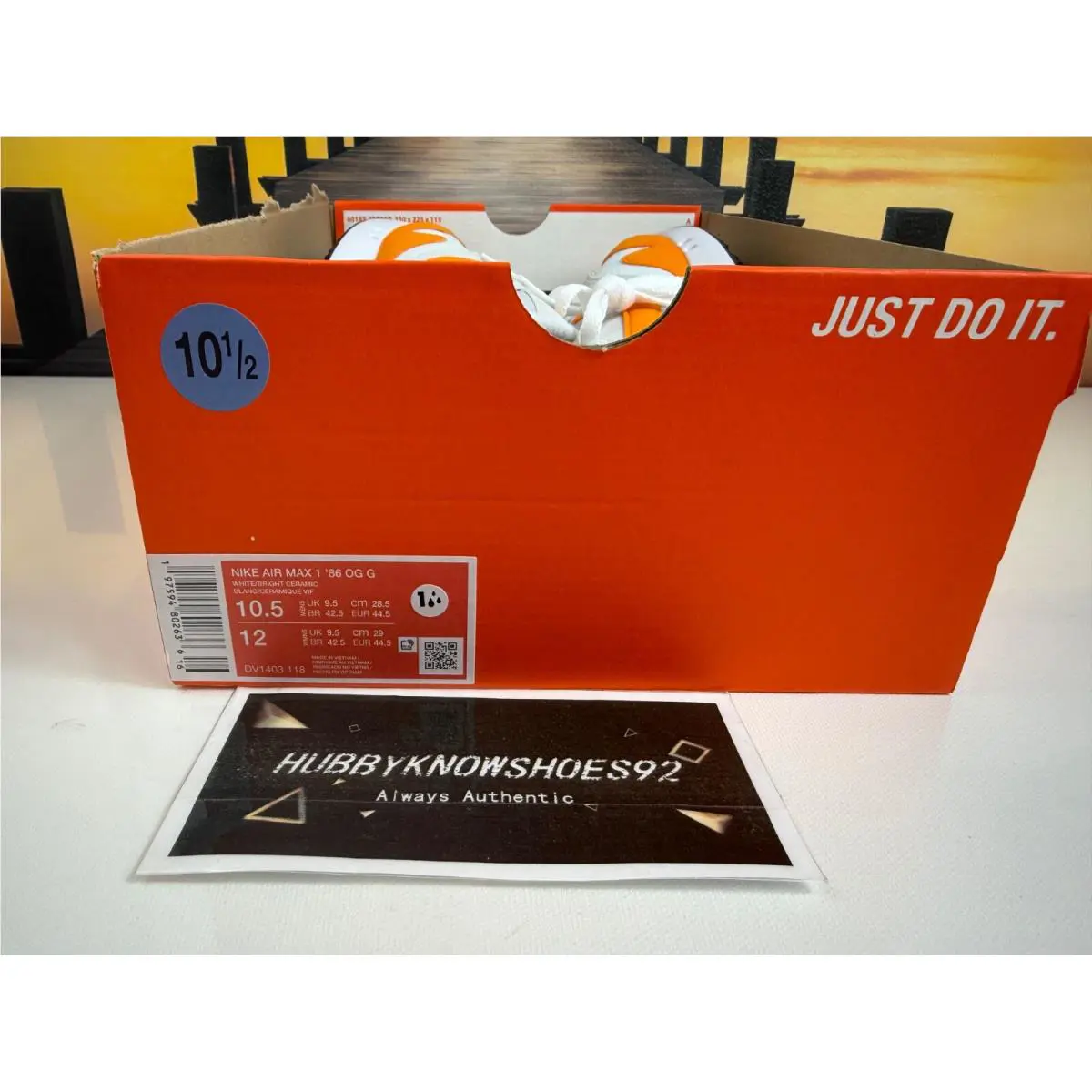 Nike shoes - Nike Air Max 1 - Air Max - DV1403-118 - White 6