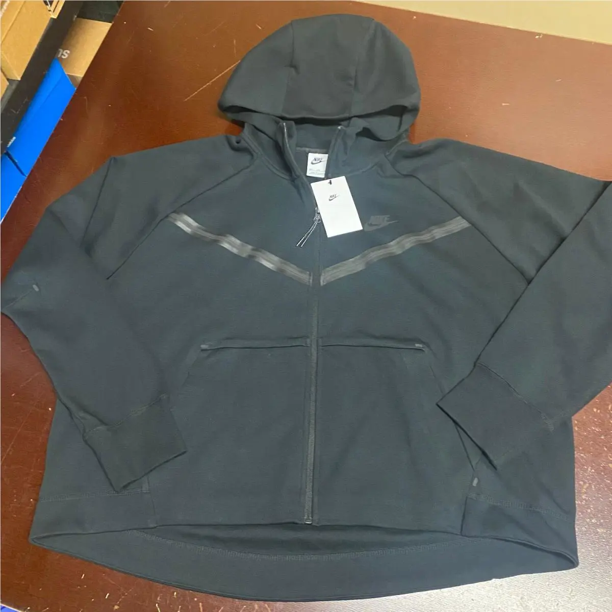 Nike clothing - CW4298063 - CW4298-063 - Gray, Black, s: Black 0