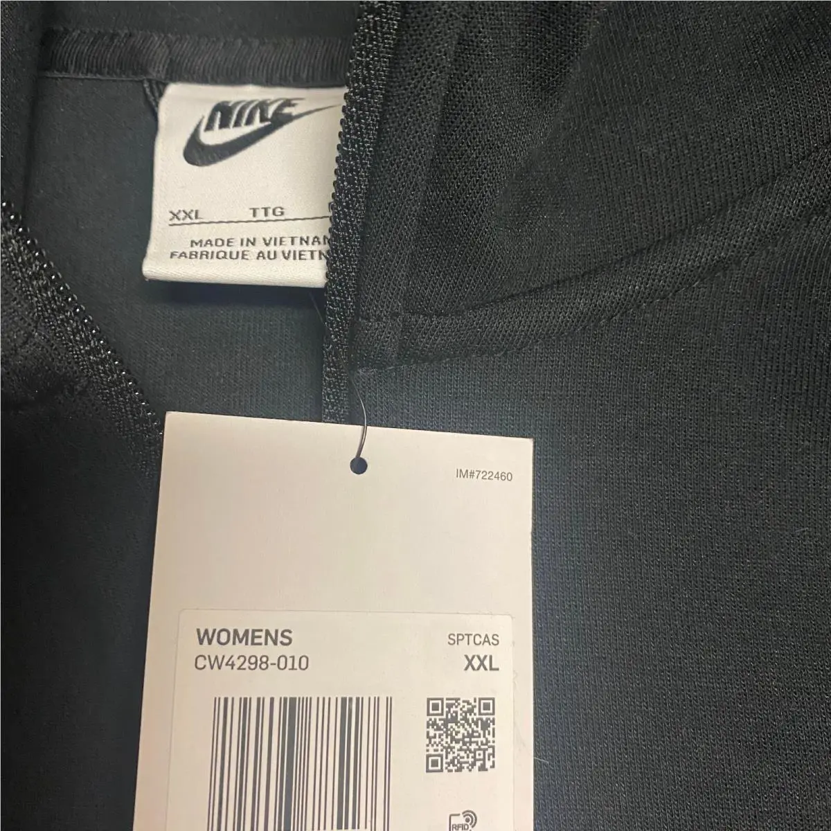 Nike clothing - CW4298063 - CW4298-063 - Gray, Black, s: Black 3