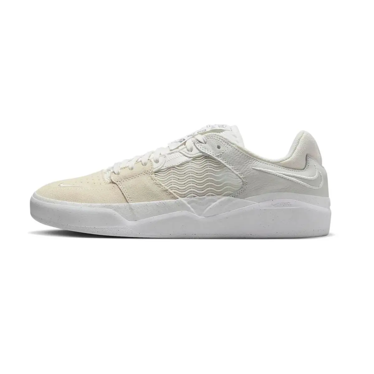 Nike SB Ishod Premium Summit White Sneaker DQ4558-111 885 Men`s Shoes - Summit White/Summit White