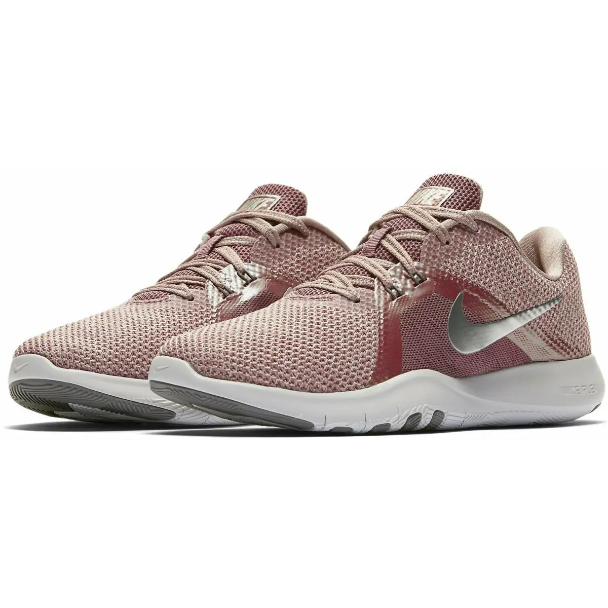 Nike shoes - Nike Flex Trainer 8 Premium - 924340 200 - Smokey Mauve/Diffused Mauve/Metallic Silver/White 2