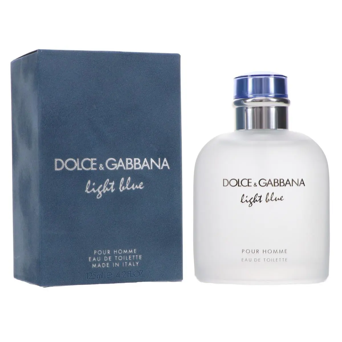 Dolce Gabbana Light Blue Eau de Toilette For Men 4.2 oz