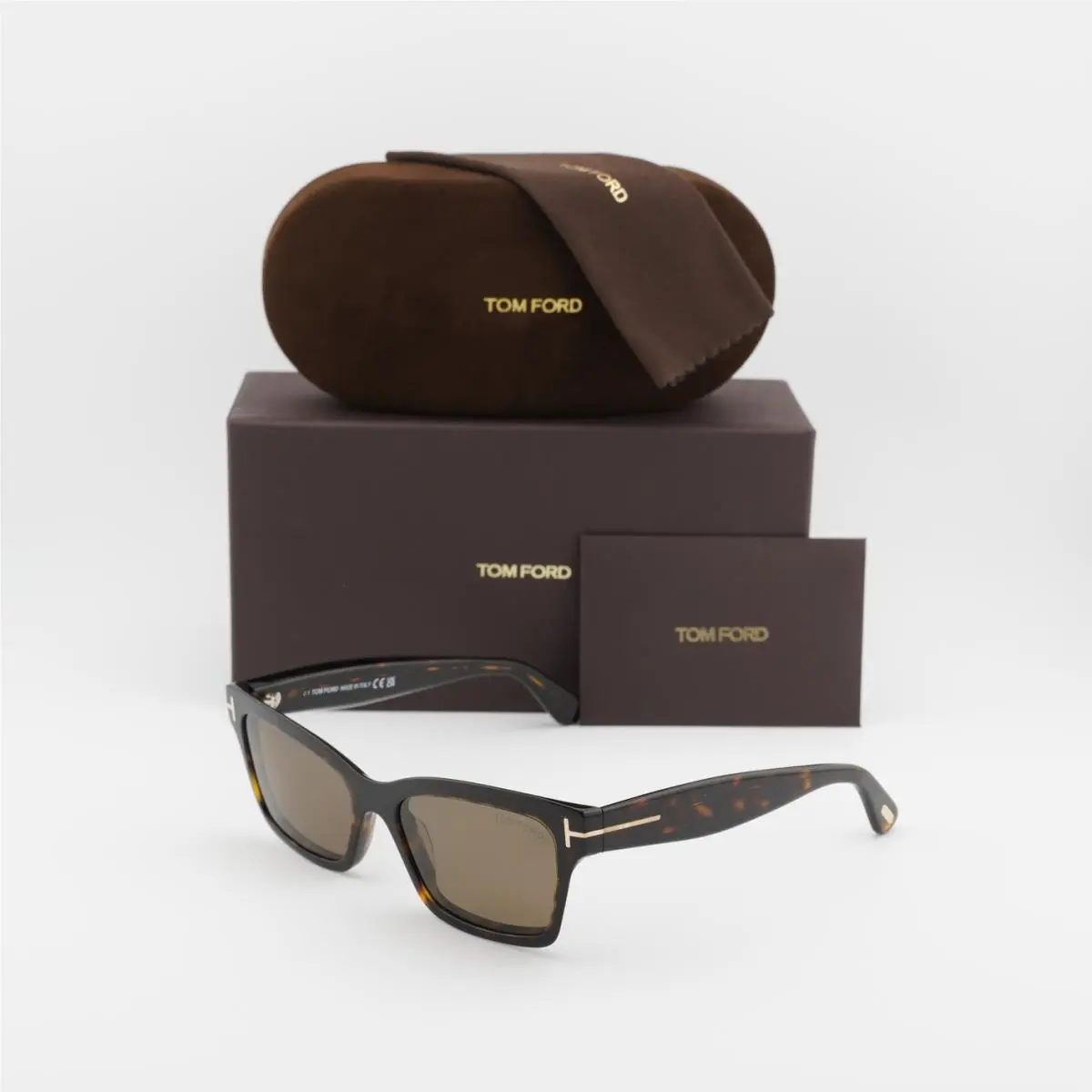 Tom Ford FT1085 52H Dark Havana/brown Polarized 54-17-140 Sunglasses