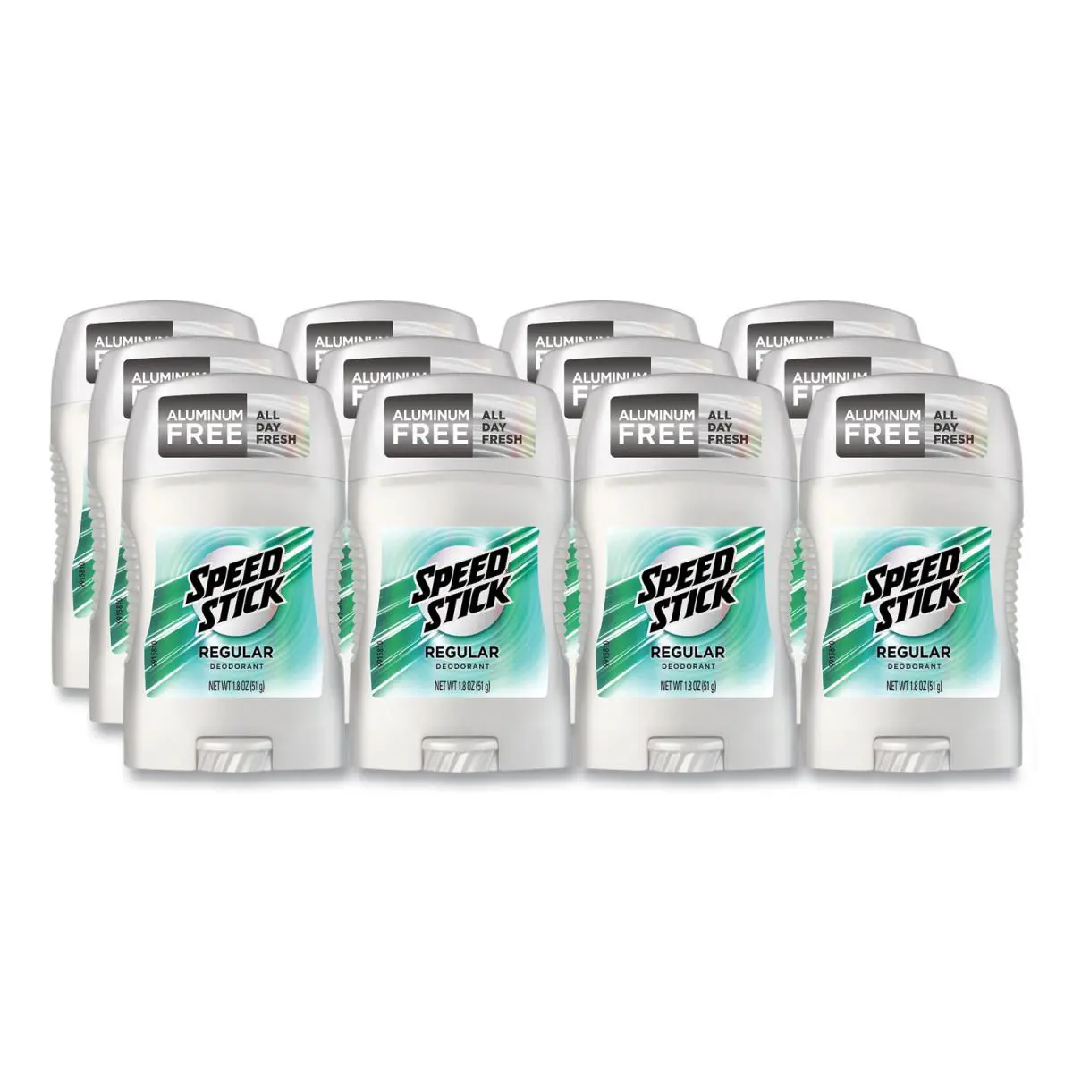 Deodorant Unscented 1.8 oz White 12/Carton by Speed Stick