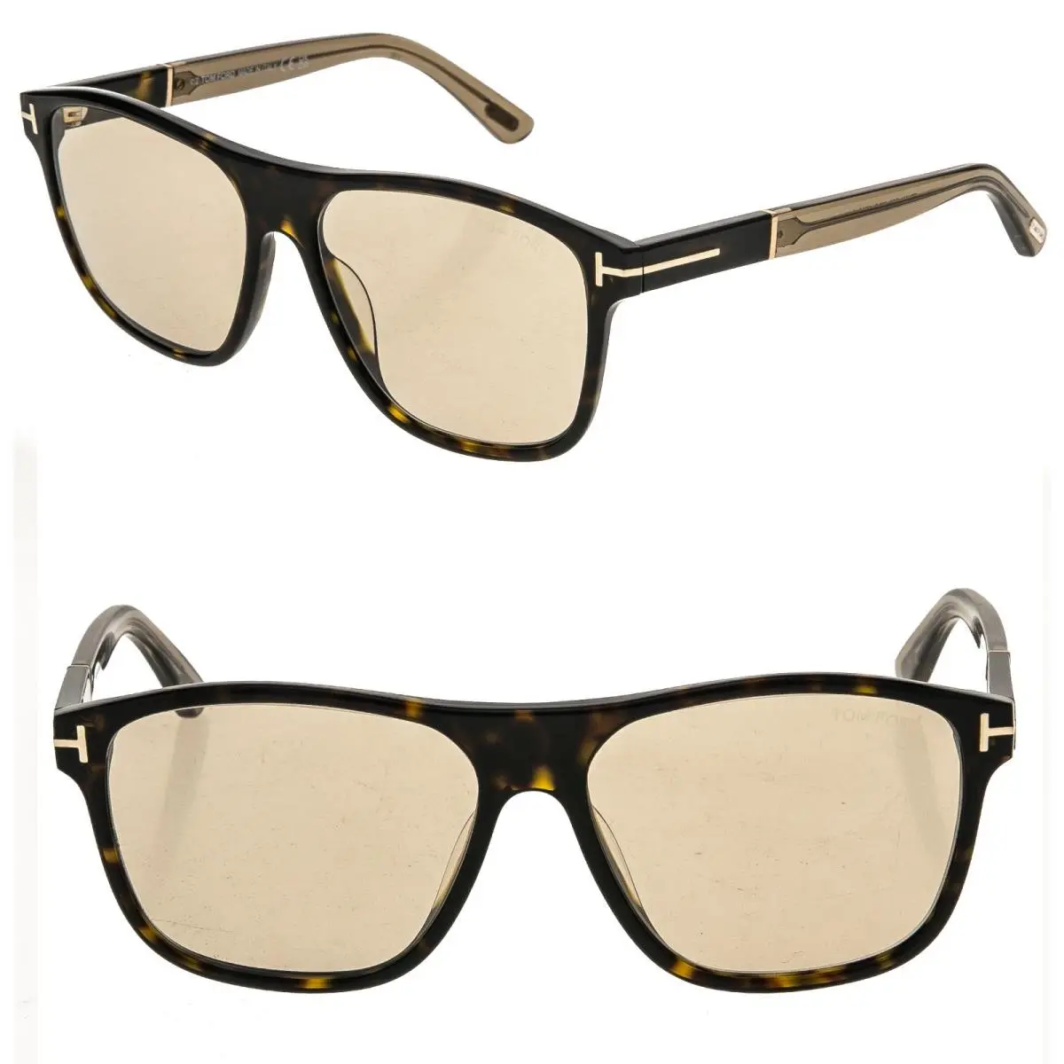 Frances TF1081 52E Brown Havana Photochromic Sunglasses 1081 by Tom Ford