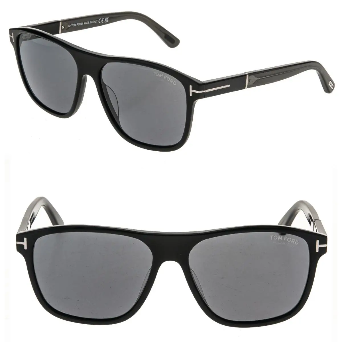 Tom Ford Frances TF1081N 01D Black Gray Polarized Sunglass 1081 FT1081