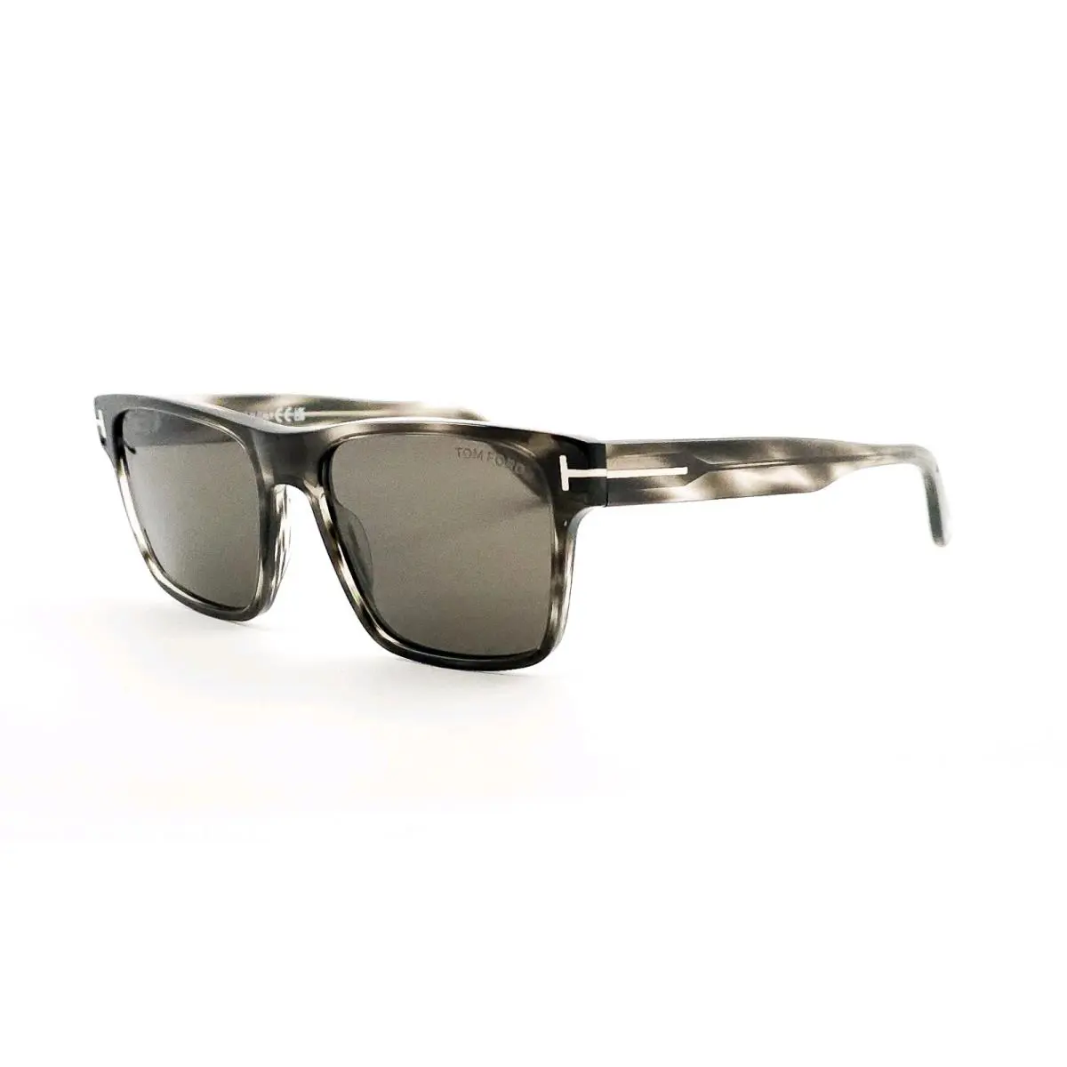 Tom Ford TF 1205 Calder Sunglasses 56A Gray Tortoise /gray Lenses 55