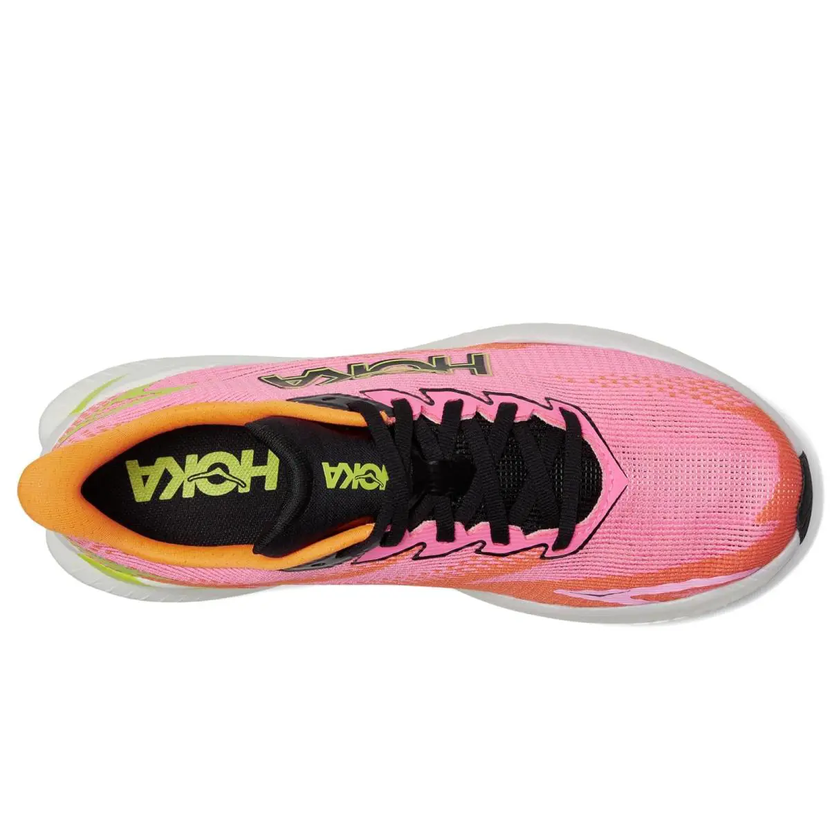 Hoka shoes - Neon Rose/Neon Tangerine 0