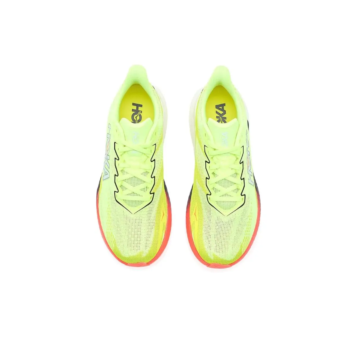 Hoka shoes - Neon Rose/Neon Tangerine 14