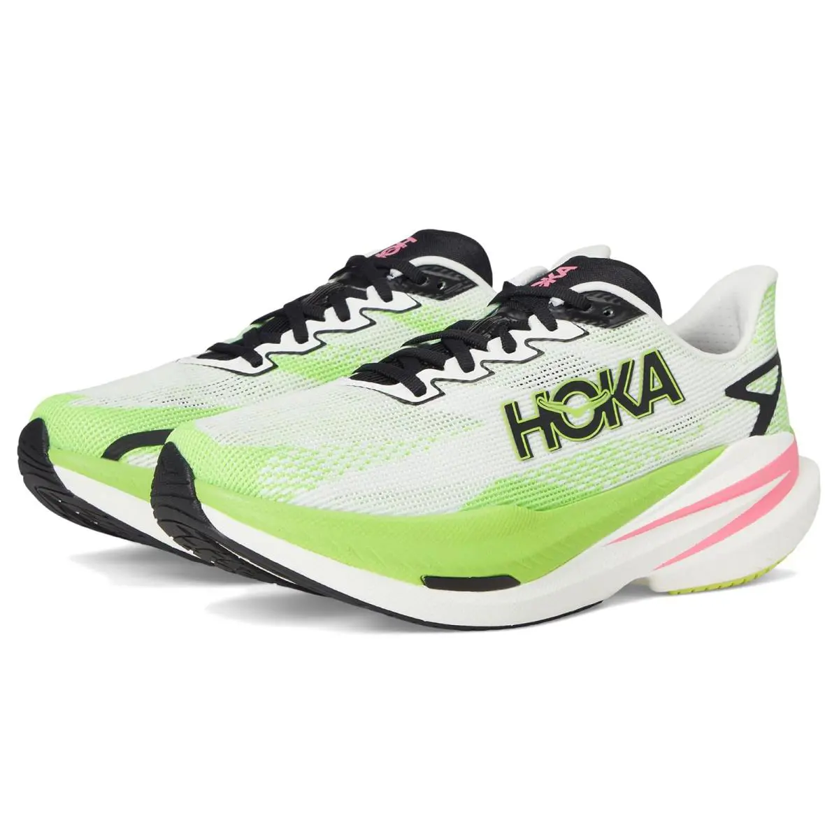 Hoka shoes - Neon Rose/Neon Tangerine 13