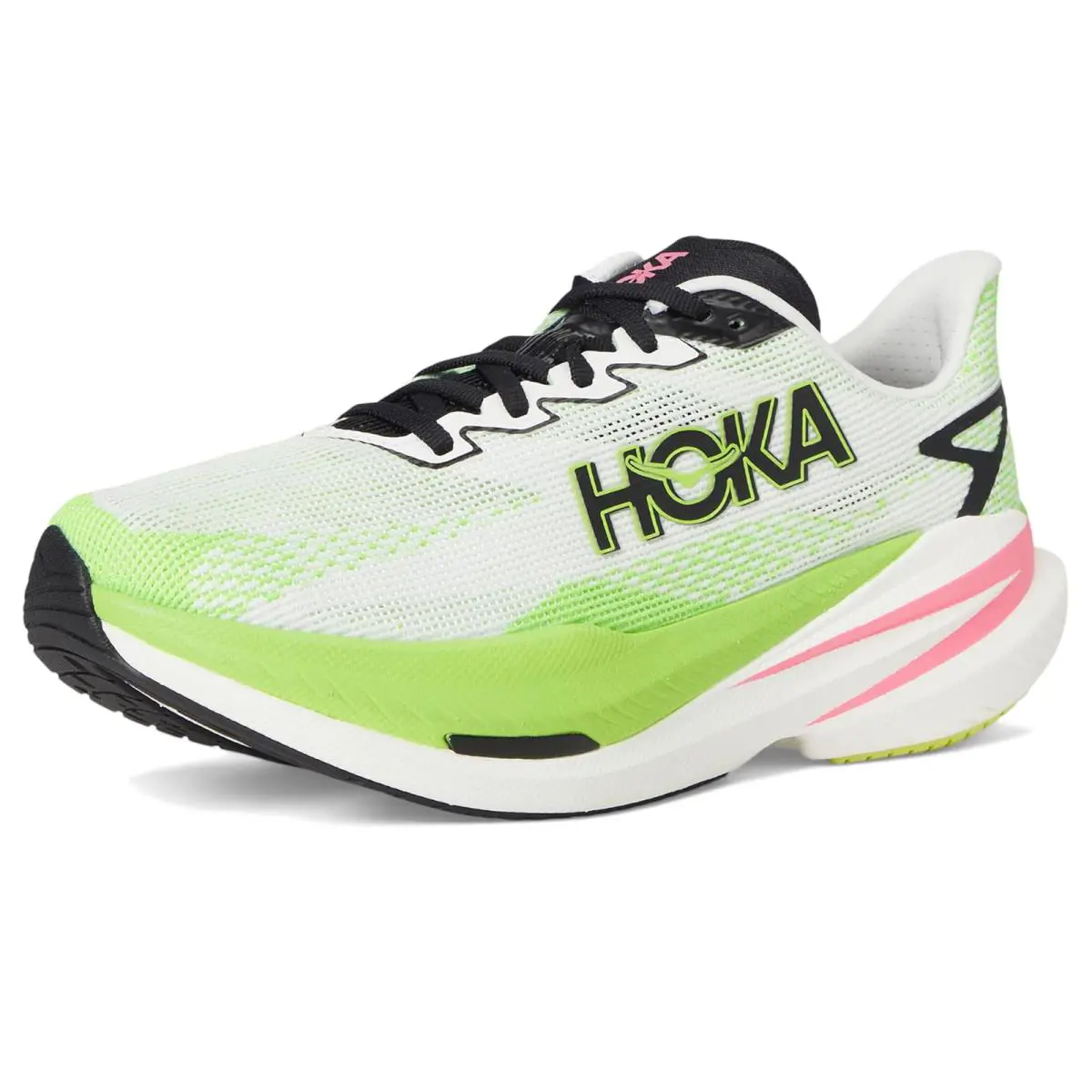 Hoka shoes - Neon Rose/Neon Tangerine 19