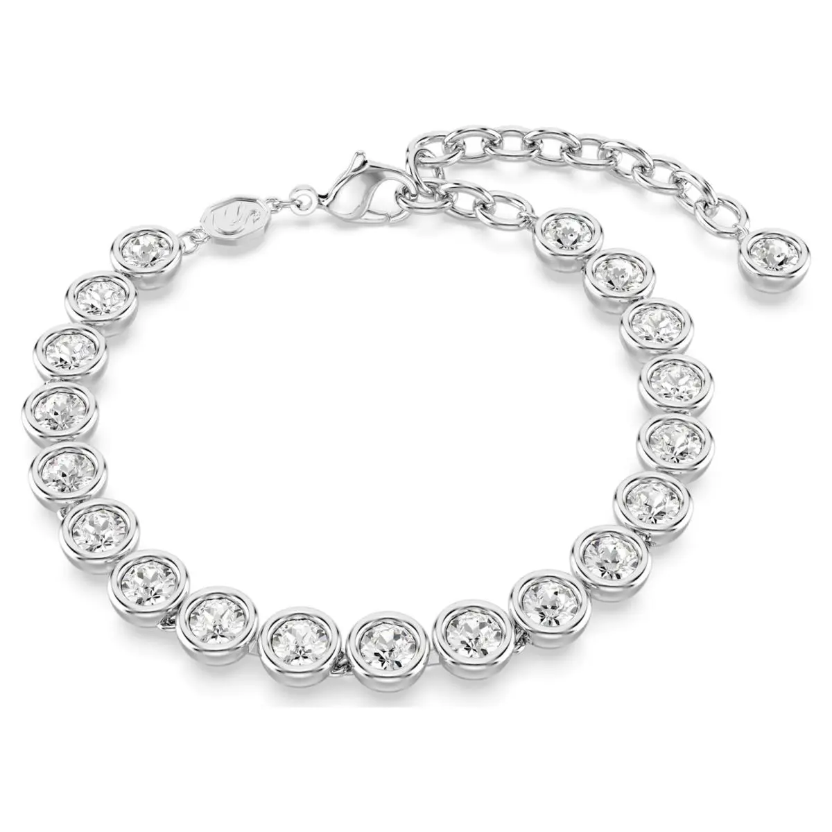 Swarovski Imber Tennis Bracelet Medium Round Cut White Rhodium Plated 5682666