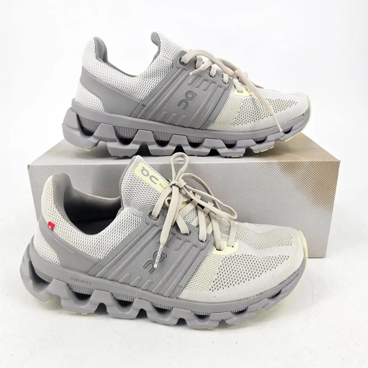 On Running Cloudswift 3 AD Ice Glacier Sneaker Shoe White Gray Mens 7 EU 40 W9