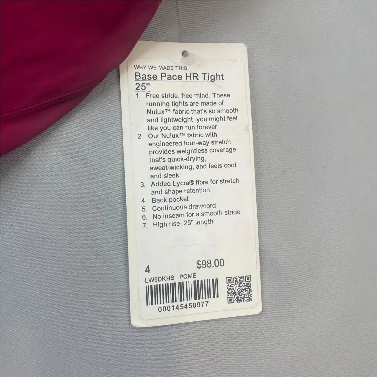Lululemon clothing - Pink 0