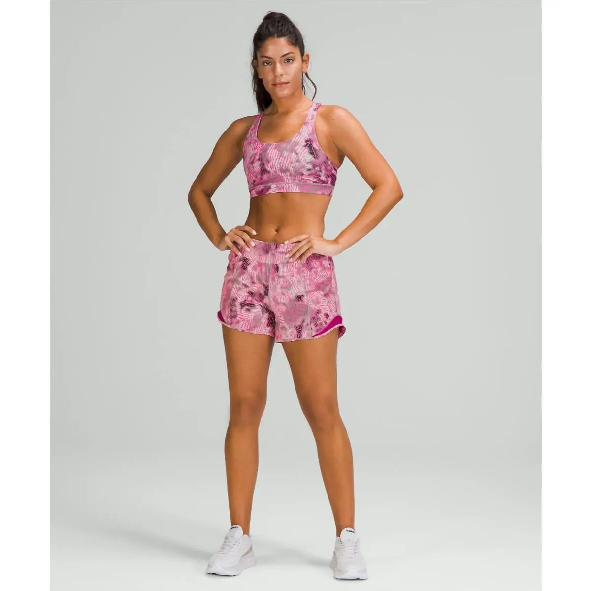 Lululemon clothing - Euphoria Grey Multi After Dusk Reflective Pink Mul 3