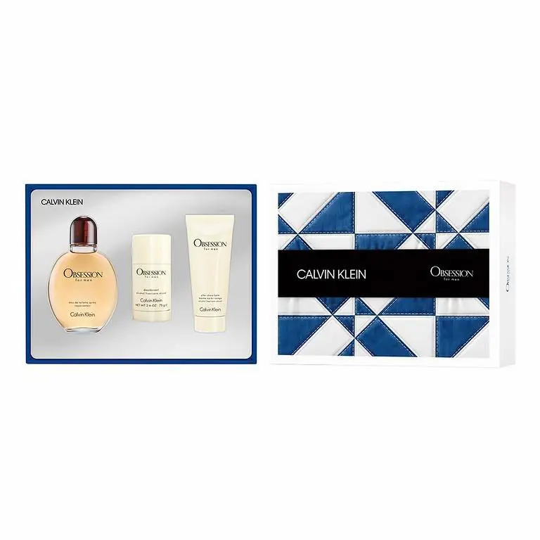 Calvin Klein Obsession 3 PC Gift Set For Men