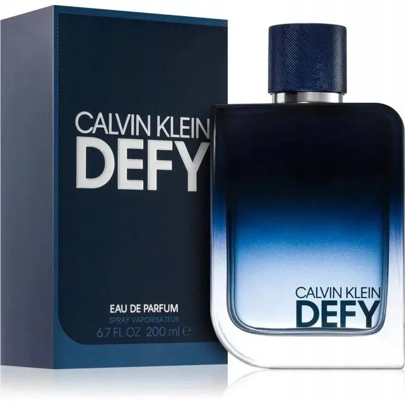 Defy BY Calvin KLEIN-MEN-EDP-SPRAY-6.7 OZ-200 Ml-authentic-made IN Spa