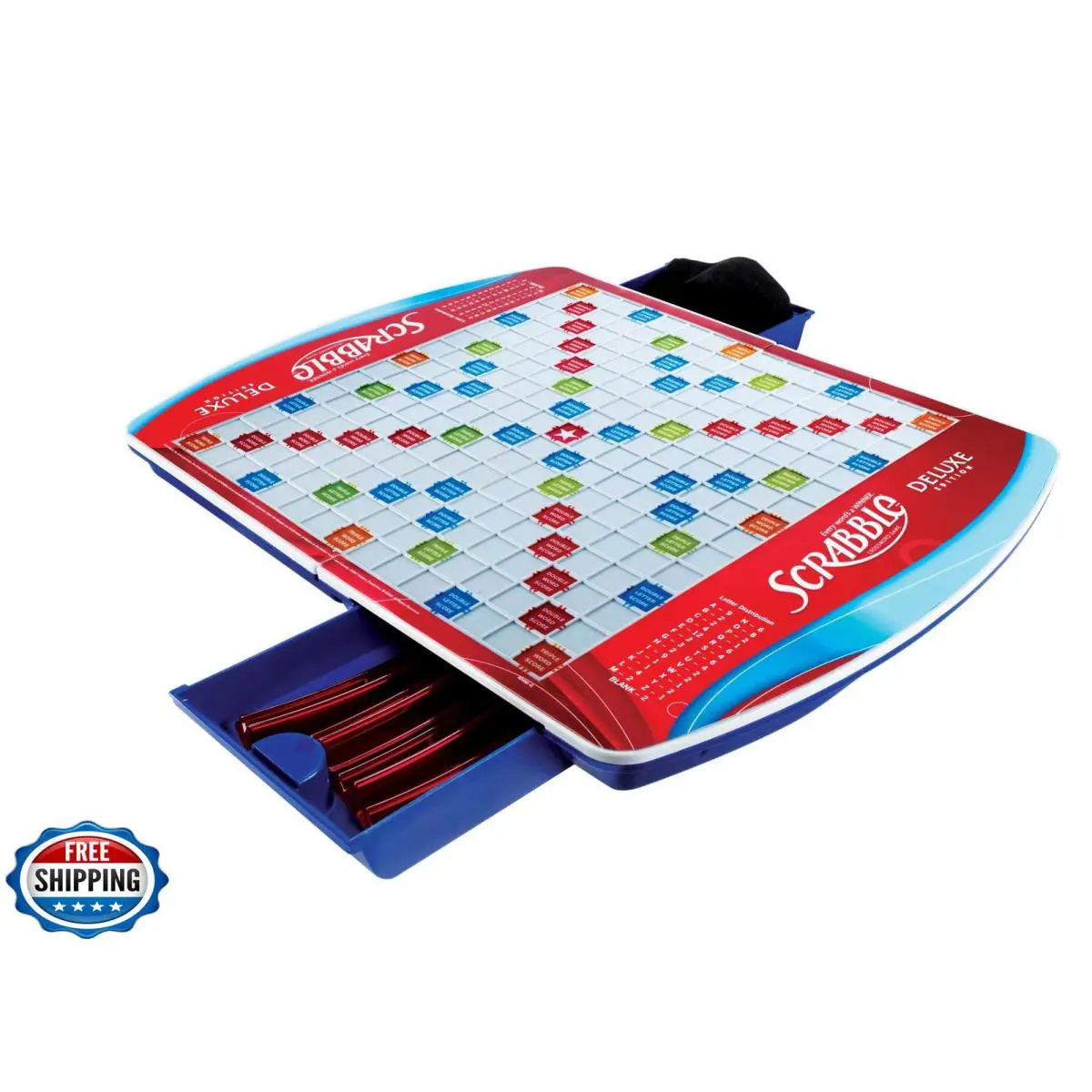 Hasbro Gaming Scrabble Deluxe Edition Board Game Exclusive