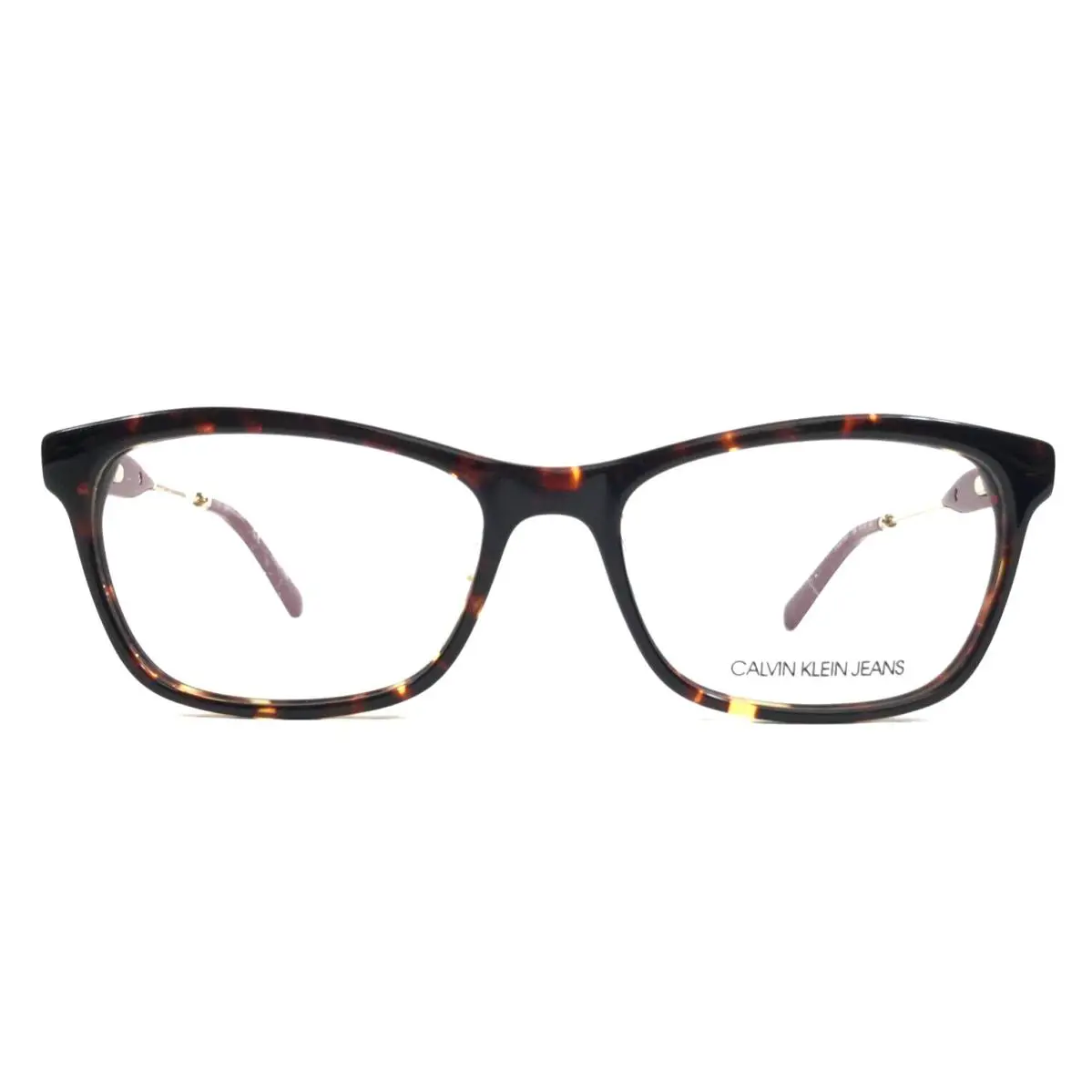 Calvin Klein Jeans Eyeglasses Frames CKJ21800 235 Red Tortoise Cat Eye 51-16-140