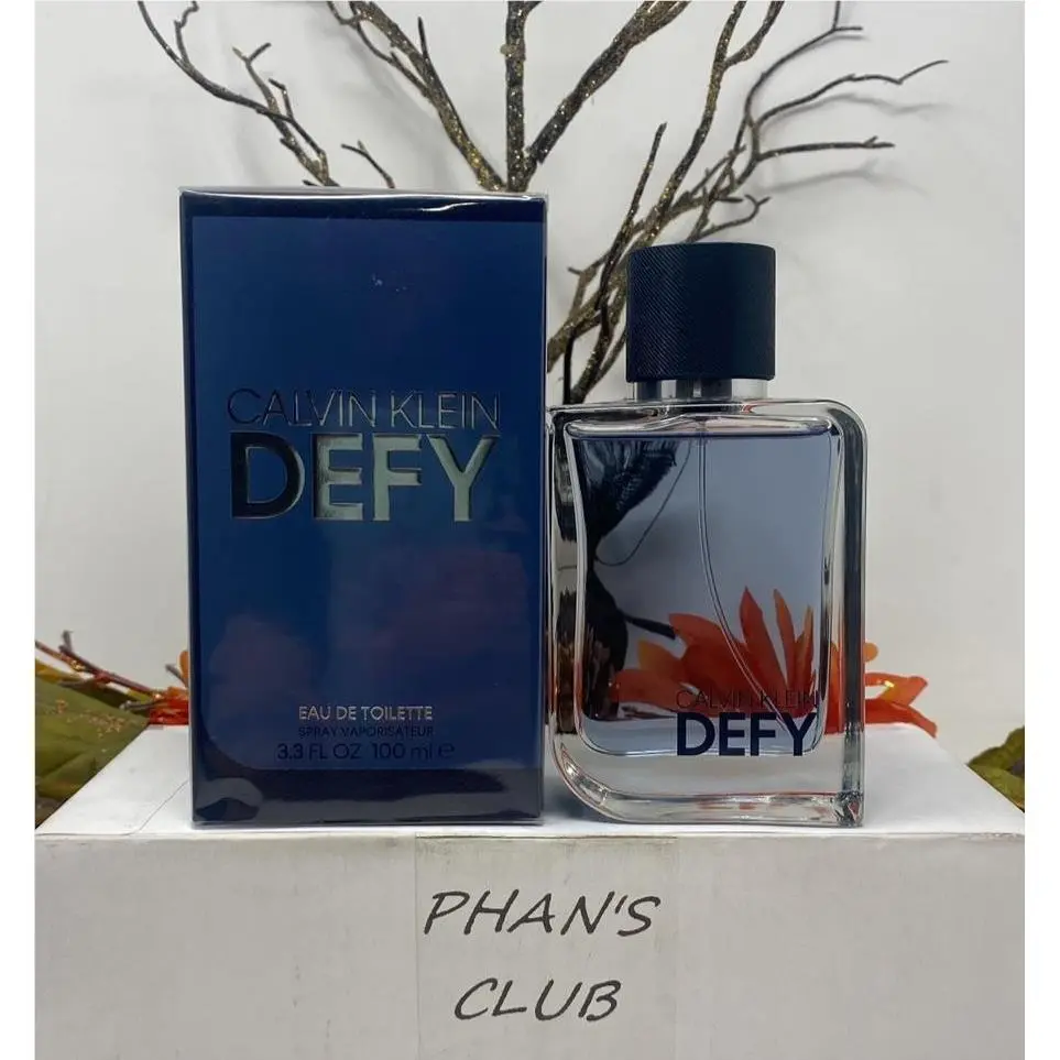 Calvin Klein Defy 3.3oz Eau de Toilette Spray Woody Aromatic Cologne For Men