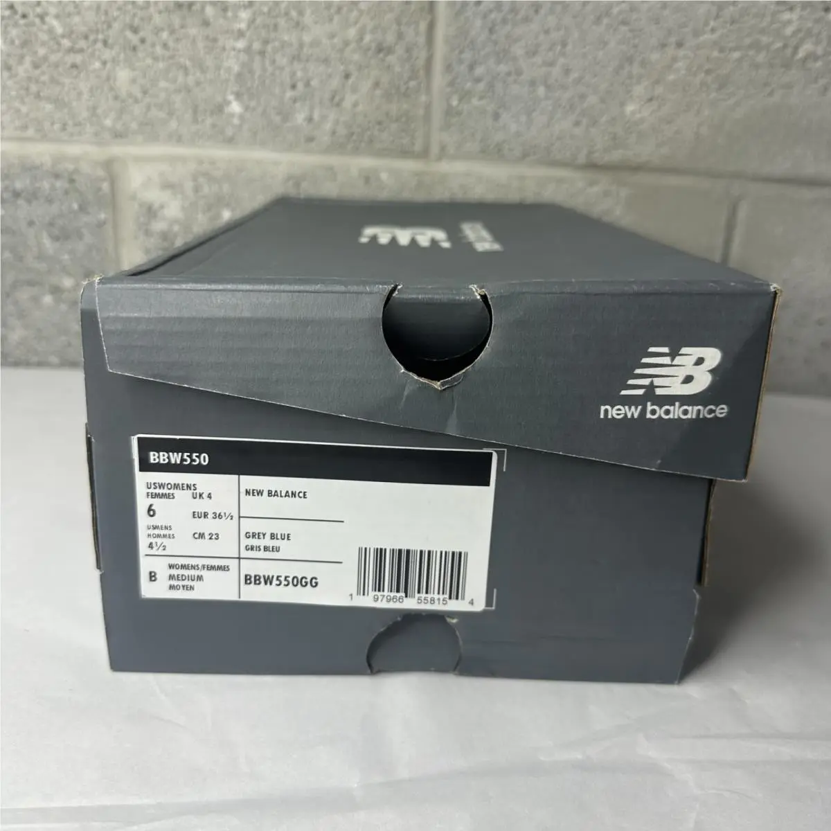 New Balance shoes - New Balance 550 - BBW550GG - Reflection/Heron Blue/Navy, Manufacturer: Reflection/Heron Blue/Navy 4