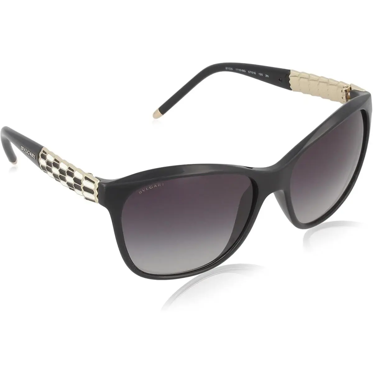 Bvlgari Vintage Sunglasses BV8104 11108G 57mm Black / Grey Gradient Lens