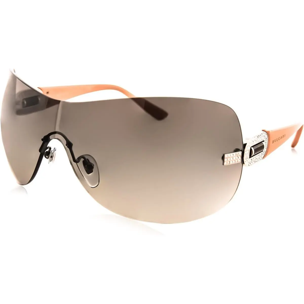 Bvlgari Vintage Sunglasses BV6054BM 102/11 Silver / Grey Gradient Lens