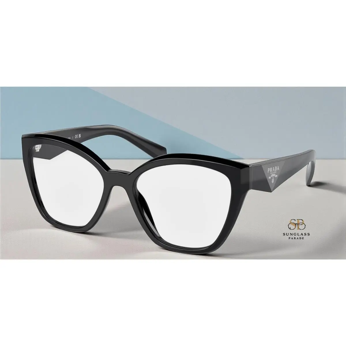 Prada PR 20ZV 16K1O1 Black Demo Lens 54 mm Women`s Eyeglasses