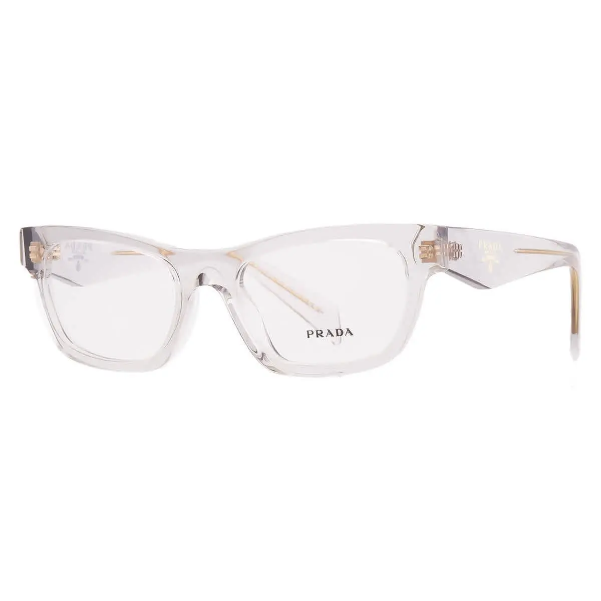Prada Demo Cat Eye Unisex Eyeglasses PR B01V 12R1O1 52 PR B01V 12R1O1 52