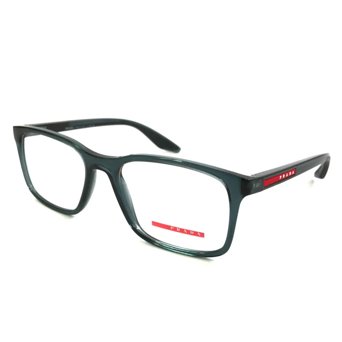 Prada Linea Rossa Eyeglasses Frames VPS08R CZH-1O1 Transparent Azure 54-18-145