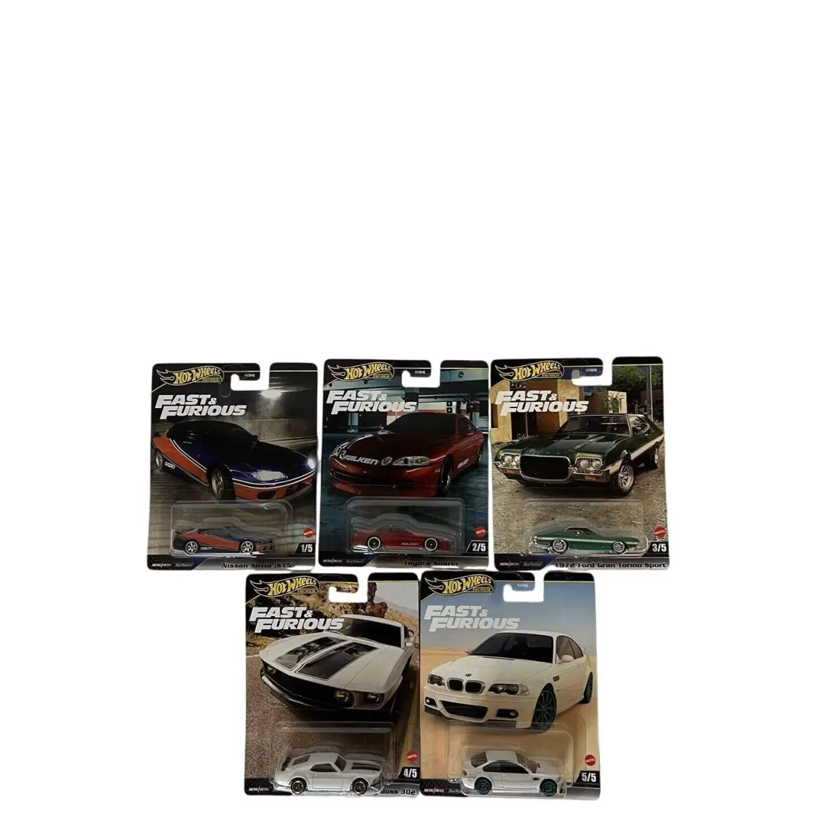 Hot Wheels 2024 Fast Furious Premium 5 Car Set