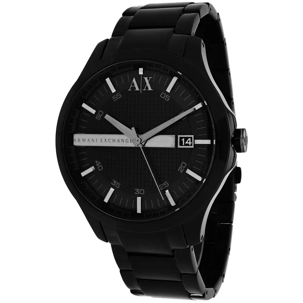 Men`s Classic Black Dial Watch - AX2104 by Armani Exchange