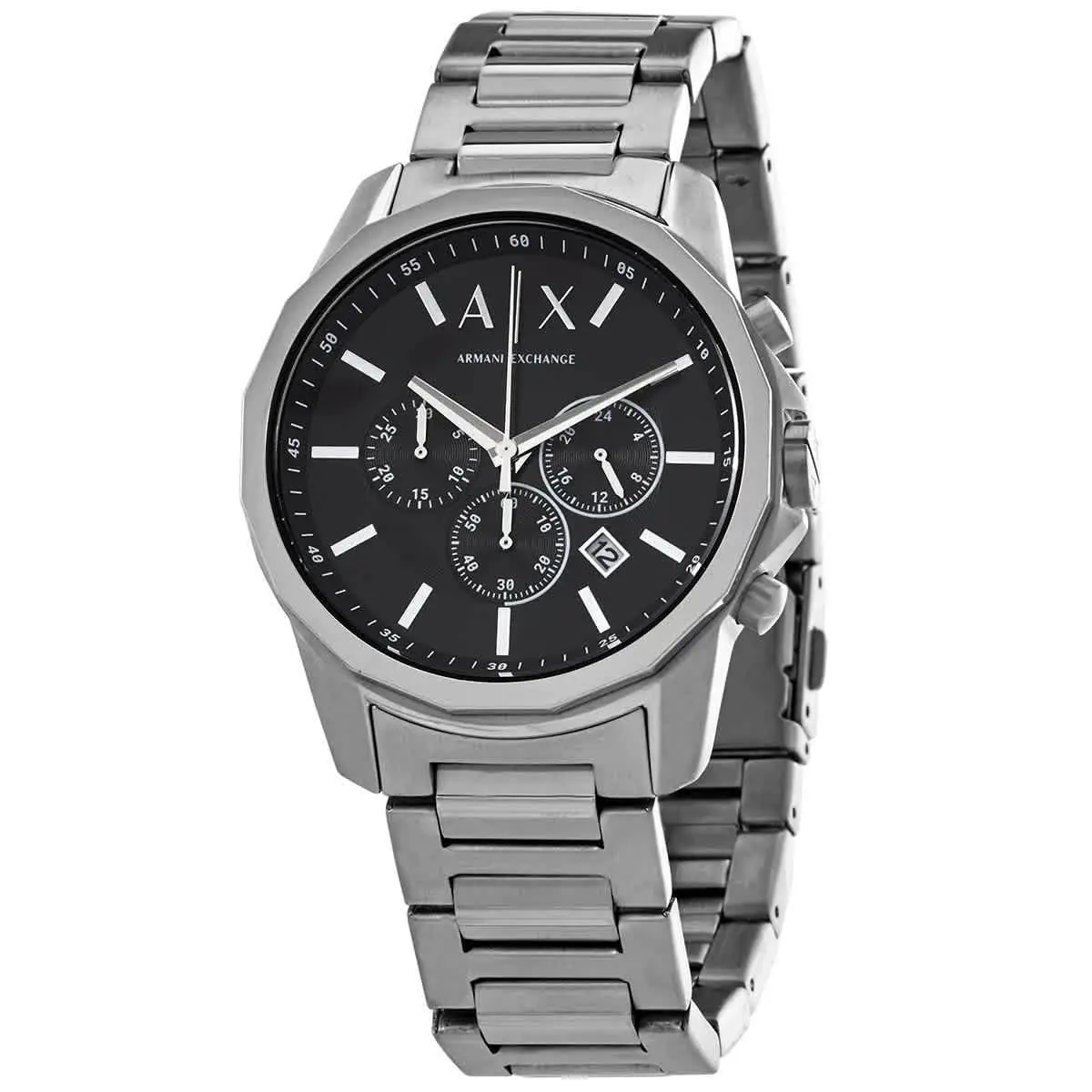 Men`s Classic Black Dial Watch - AX1720 by Armani Exchange