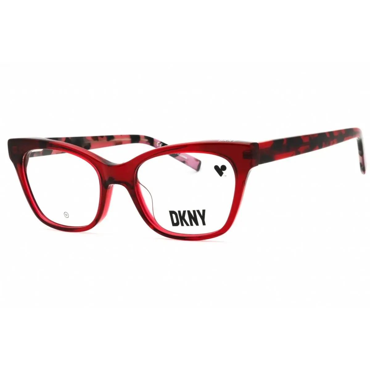 Dkny DK5053 600 Crystal Red 51mm Eyeglasses