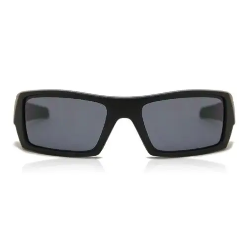 Oakley Gascan Matte Black Frame Grey Lens Men`s Sunglasses 11-192 - Frame: Matte Black, Lens: Gray