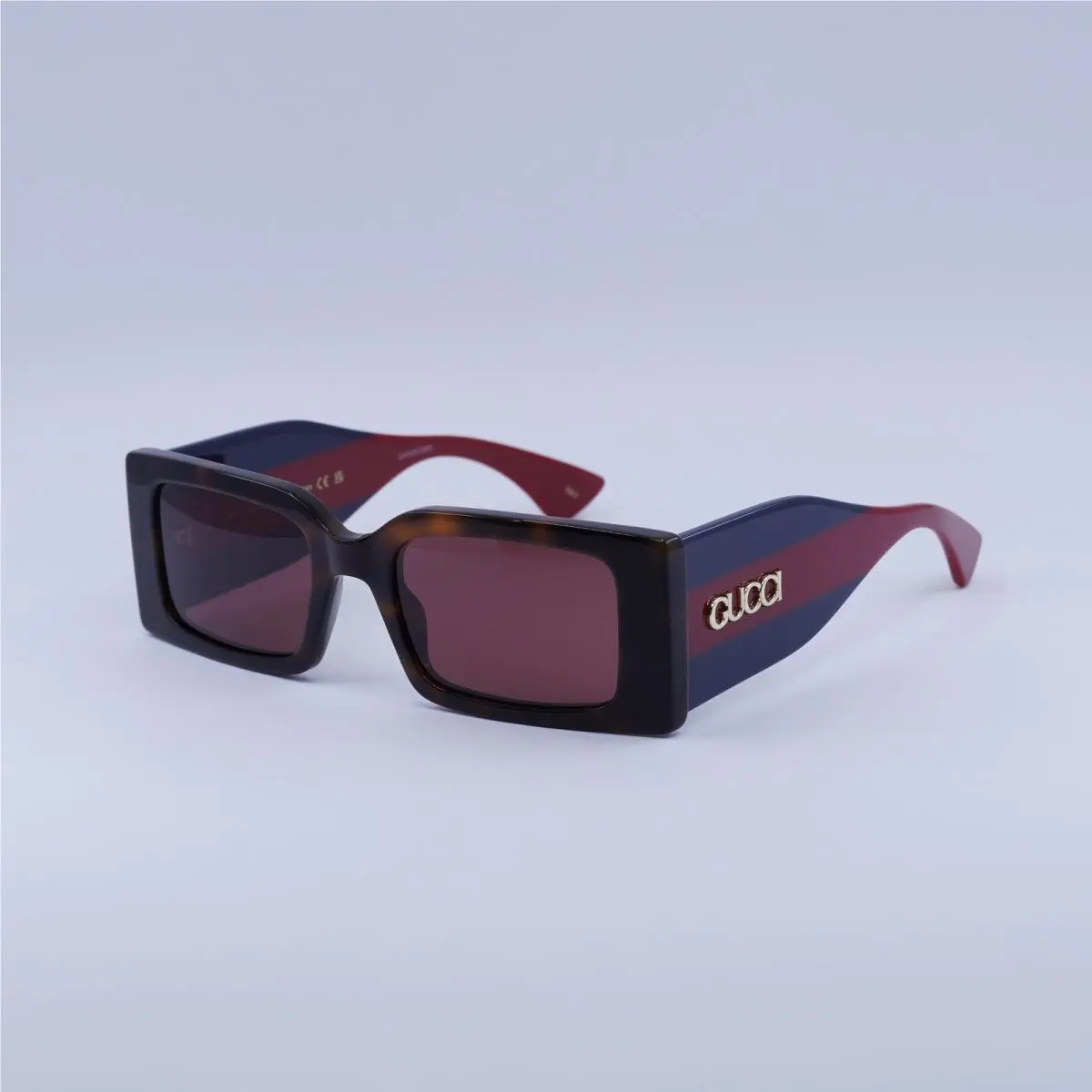 Gucci GG1860S 002 Havana/blue/red/burgundy 52-20-135 Sunglasses
