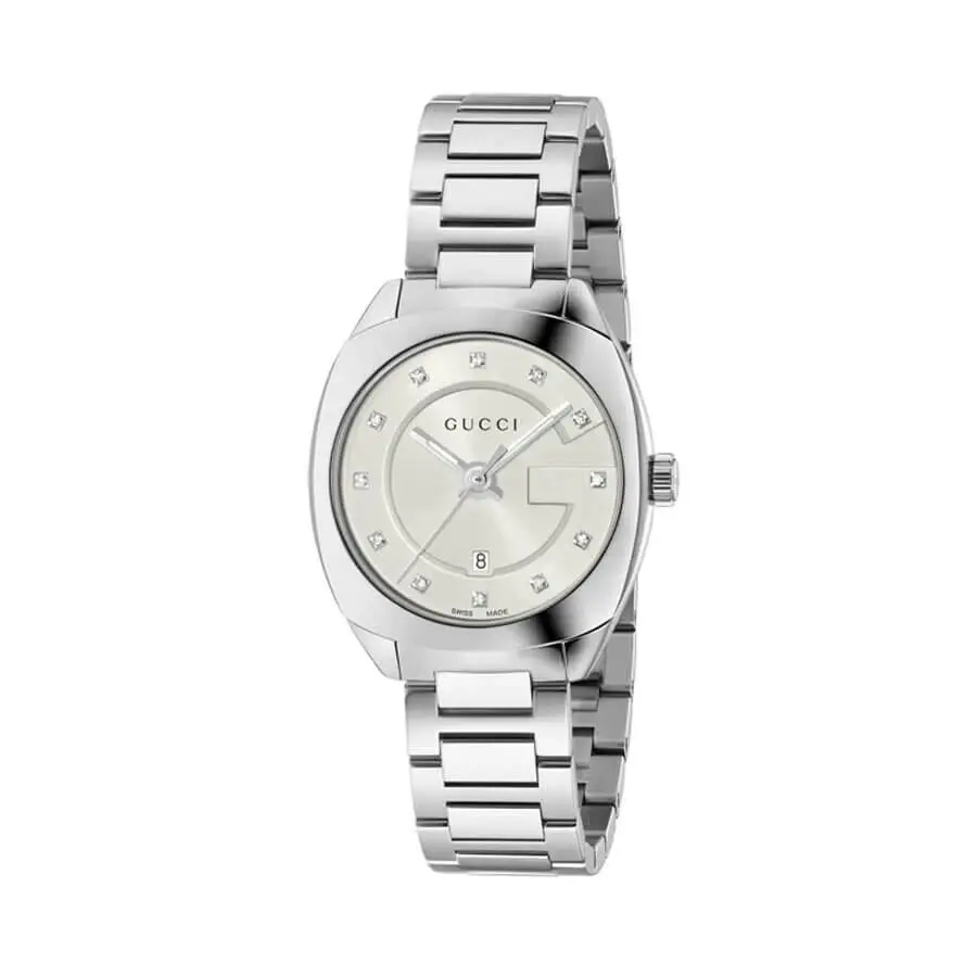 Ladies`  GG2570 29mm White Dial Watch YA142504 by Gucci