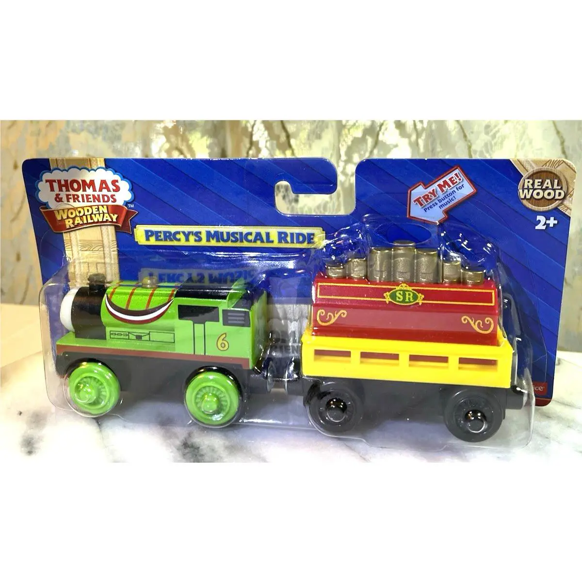 Thomas Friends Wooden Railway Percy`s Musical Ride Y4105 Rare New/sealed