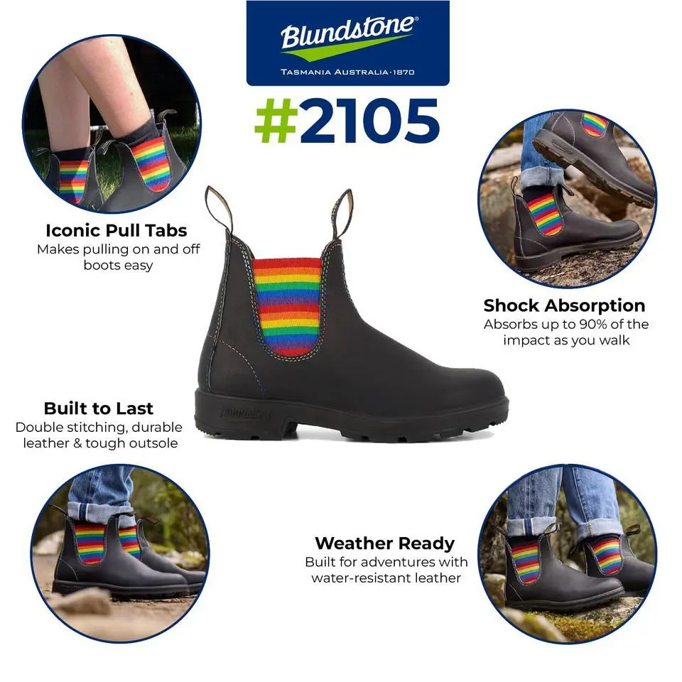 Blundstone shoes Chelsea - BLACK/MULTI-COLOR - U100 - 0000142 9