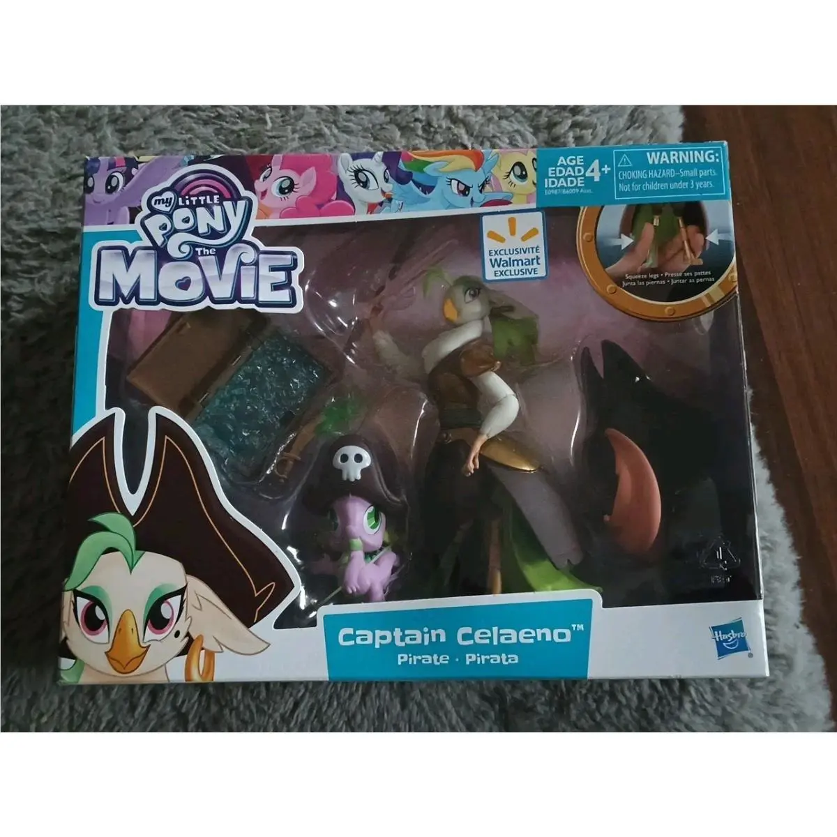 Mlp Captain Celaeno Spike The Dragon MY Little Pony The Movie Figure Set 2017