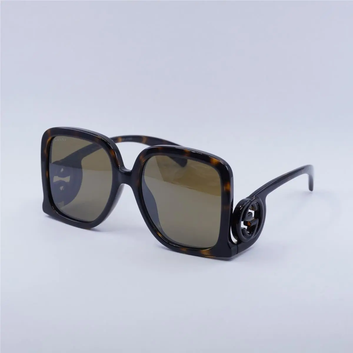 Gucci GG1326S 007 Dark Havana/brown Mirror 58-19-140 Sunglasses