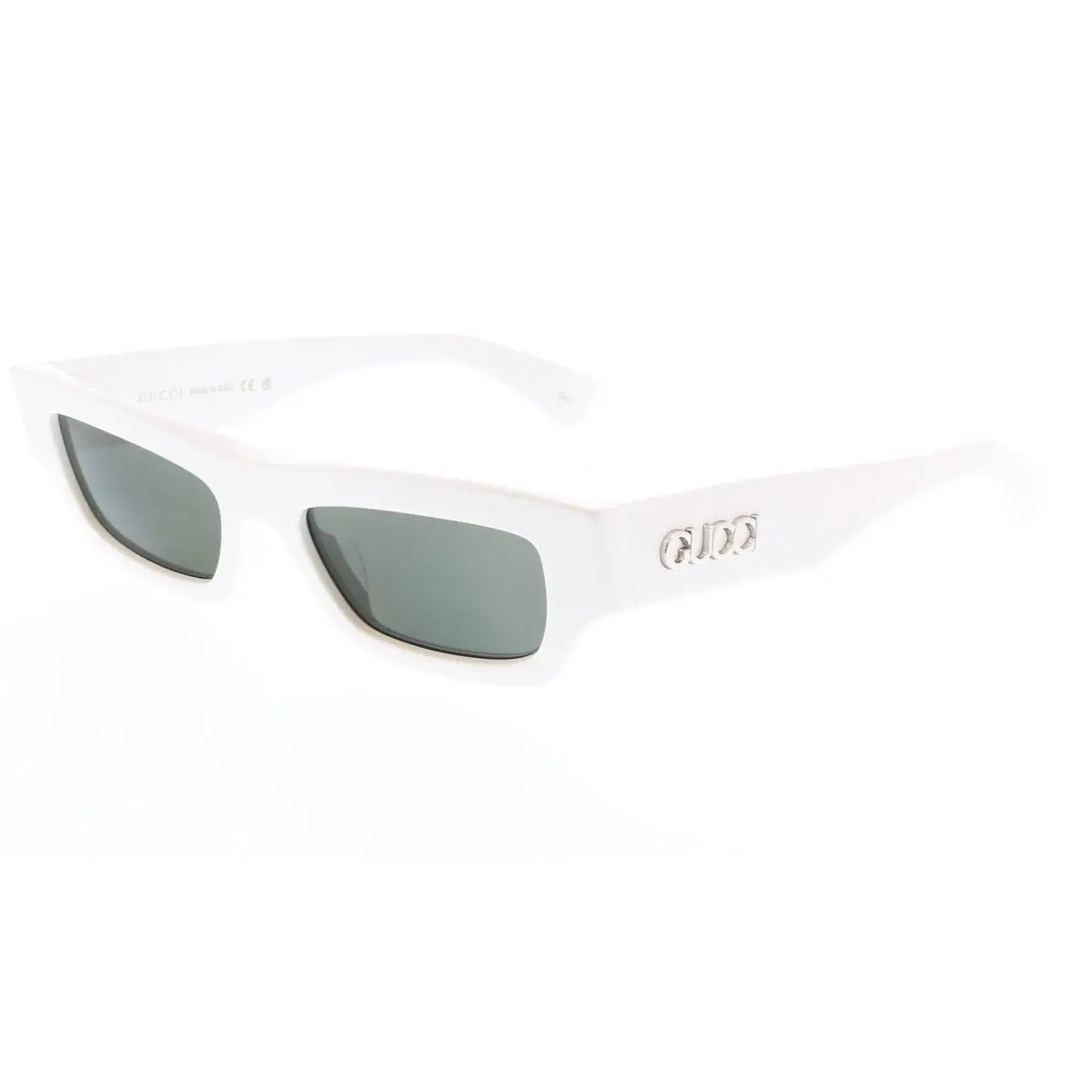 Gucci GG1839S-005 White Square Mens Sunglasses